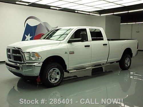 2012 dodge ram 3500 crew diesel 4x4 side steps only 11k texas direct auto