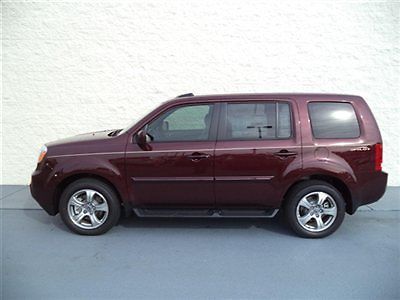 Ex-l honda pilot exl 4x4 new 4 dr suv gasoline 3.5l v6 mpi sohc 24v dark cherry