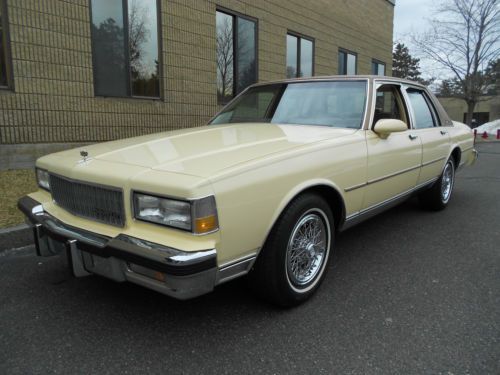 1987 chevrolet caprice classic brougham 47k miles time capsule @ no reserve!