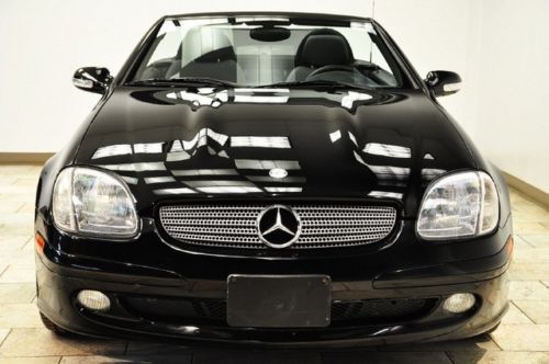 2002 mercedes-benz slk230 compressor 15k one of kind blk/blk warranty