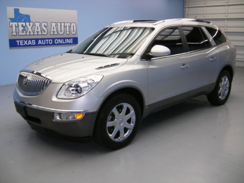 We finance!!!  2008 buick enclave cxl pano roof nav tv heated leather texas auto