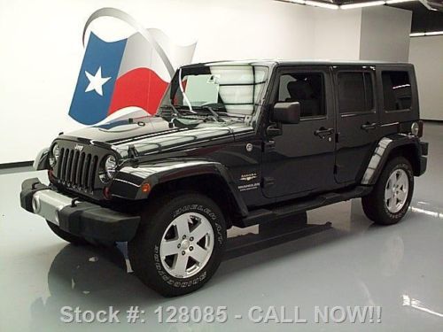 2010 jeep wrangler 4x4 sahara unltd hard top auto 58k! texas direct auto