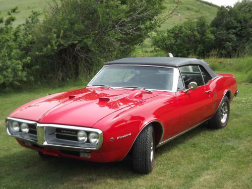 1967 pontiac firebird base convertible 2-door 6.6l