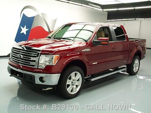 2013 ford f150 lariat crew 4x4 ecoboost rear cam 11k mi texas direct auto