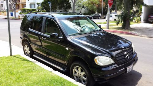 2000 mercedes-benz ml430 97k miles 1-owner black/black