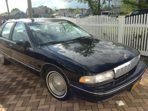 1991 caprice classic sedan black low miles new engine fully loaded