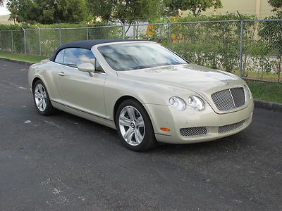 2007 bentley gt 2 door / blue convertible top / gt 2dr / low miles / one owner