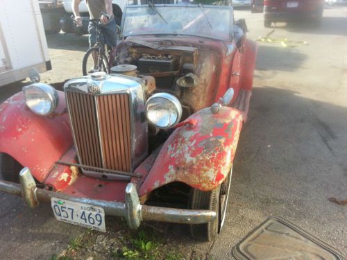 1951 mg td rebuild or parts car same as 1952 no reserve