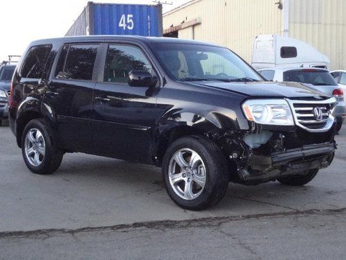 2012 honda pilot ex-l damaged rebuilder runs! only 7k miles runs!! loaded l@@k!!