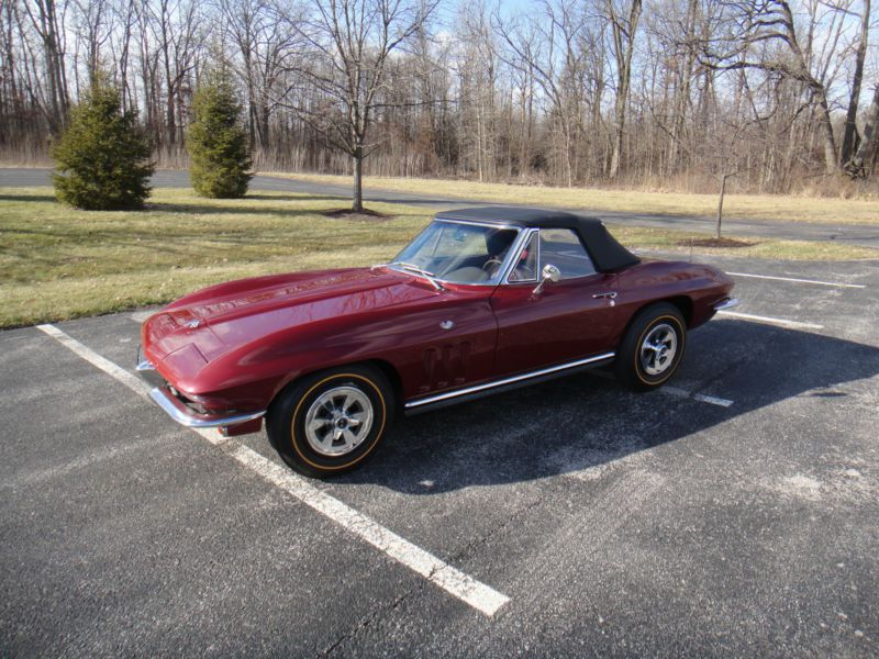 1965 chevrolet corvette sting ray convertible