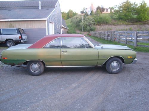 1973 dodge dart swinger project/parts car w/ title mopar scamp