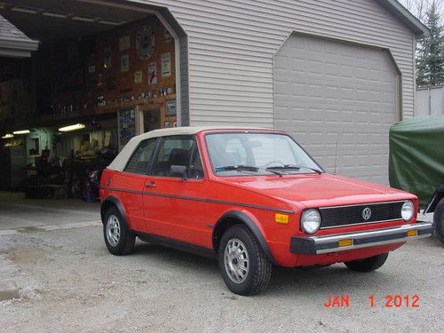 1981 vw rabbit convertible