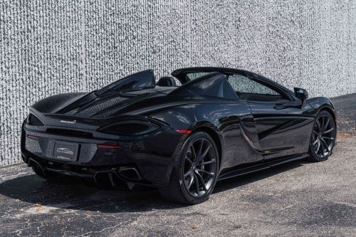 2020 mclaren 570s spider in special order onyx black w/ mso black pack, car