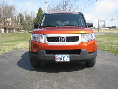 2010 honda element ex 2wd citrus fire metallic (very clean)