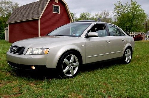 Very nice 2003 audi a4 quatro 3.0 liter 6 speed manual  no reserve   moonroof,cd