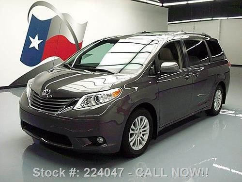 2012 toyota sienna xle 8-pass sunroof dvd rear cam 27k texas direct auto