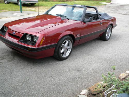 Restored 1986 ford mustang convertible!!