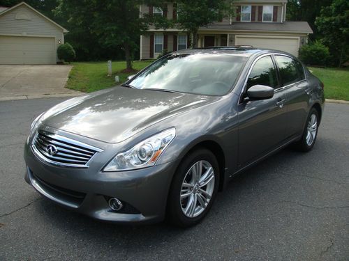 Brand new car, 2013 infiniti g37x awd, clean car, low miles - 665 brand new car