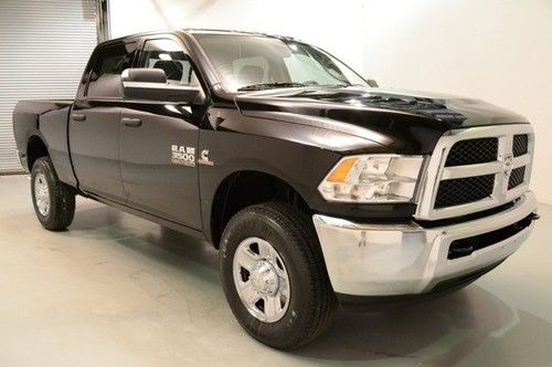 New 2013 3500 st automatic 6.7l cummins diesel crew 4x4 black save!! l@@k