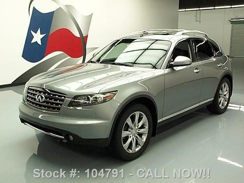 2008 infiniti fx35 sport sunroof htd leather 20's 46k!! texas direct auto