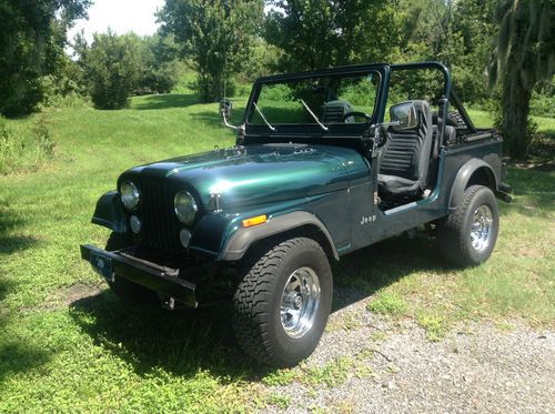 1984 jeep cj 7 daily driver florida jeep new super top 4 speed 258 4.2 liter