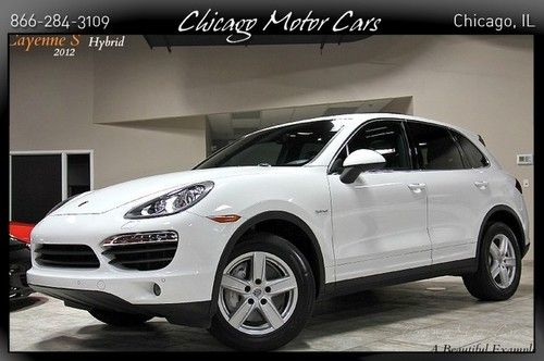 2012 porsche cayenne s hybrid suv $81 + msrp premium package bose sound pano wow