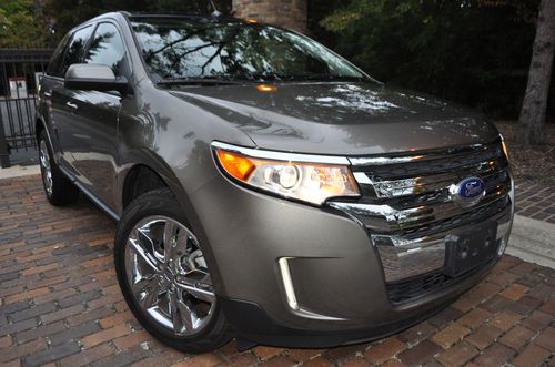 2013 edge sel.no reserve.leather/navi/camera/pano/sync/20's chr/salvage/rebuilt/