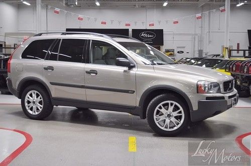 2004 volvo xc90 t6 awd, heated leather, sunroof, cd, roof rack, wood