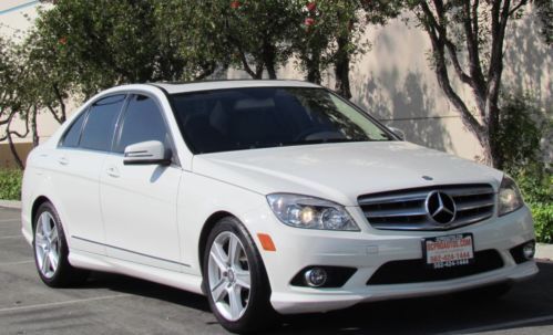 2010 mercedes benz c300 sport sedan navigation leather dual power seat moon roof