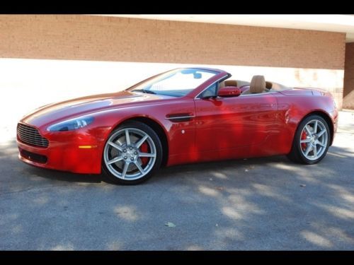 2008 aston martin vantage roadster 6 speed manual low miles