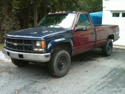 1995 chevrolet k3500 base standard cab pickup 2-door 6.5l