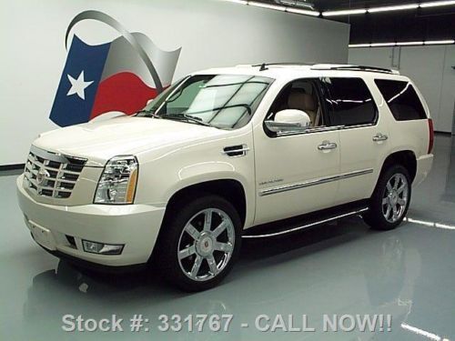 2013 cadillac escalade lux 7-pass nav dvd rear cam 9k! texas direct auto