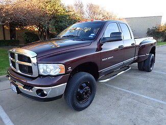 2005 dodge ram 3500 slt quad cab dually 5.9 cummins turbo  diesel-4x4-no reserve