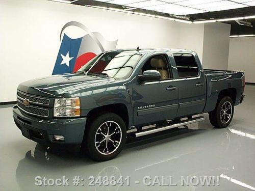 2013 chevy silverado ltz crew sunroof rear cam 20&#039;s 12k texas direct auto