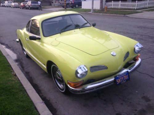 1974 volkswagen karmann ghia super clean in and out runs great rebuilt engine