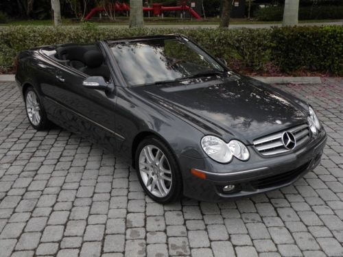 09 clk350 convertible comand navi premium &amp; appearance pkg heated seats 1 owner