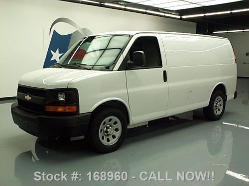 2012 chevy express cargo partition cruise control 18k! texas direct auto