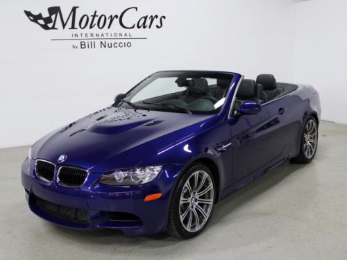 2013 bmw m3 convertible - interlagos blue/ blk - 4k miles!  premium, 19&#034; wheels!