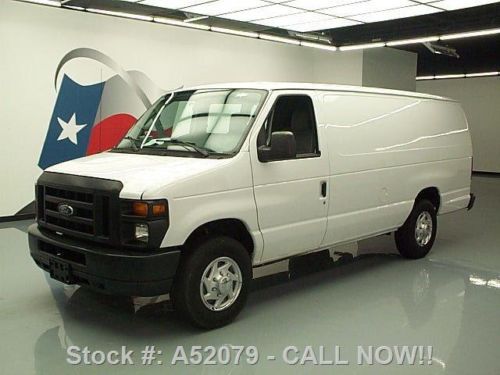 2010 ford e-250 extended cargo van custom shelving 62k texas direct auto