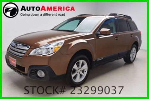 We finance! 13293 miles 2013 subaru outback 2.5i premium 4x4 moonroof