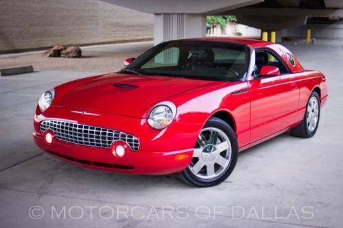 2002 ford thunderbird convertible hard top heated mirrors automatic