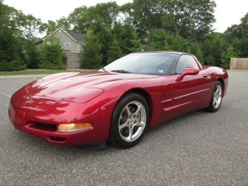 2002 chevrolet corvette coupe only 60k miles sharp color loaded super clean