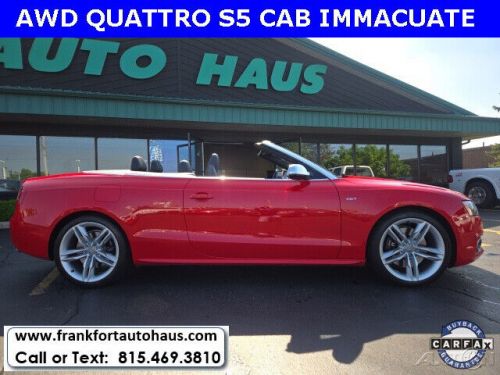 2012 audi s5 3.0 cabriolet prestige