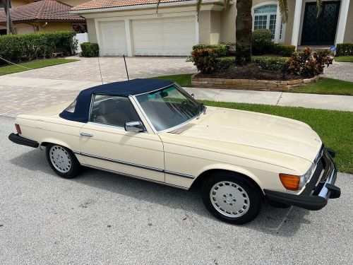 1983 mercedes-benz 300-series 380 sl convertible - 83k miles - video available