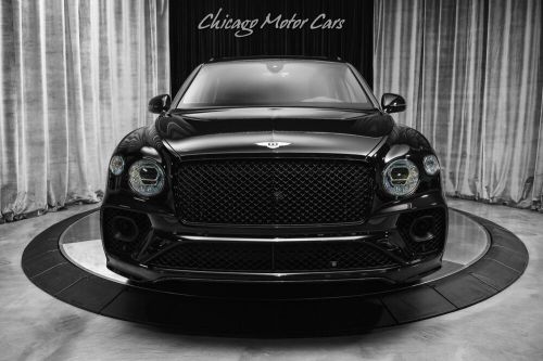 2021 bentley bentayga suv v8 mulliner package black line pack just servi