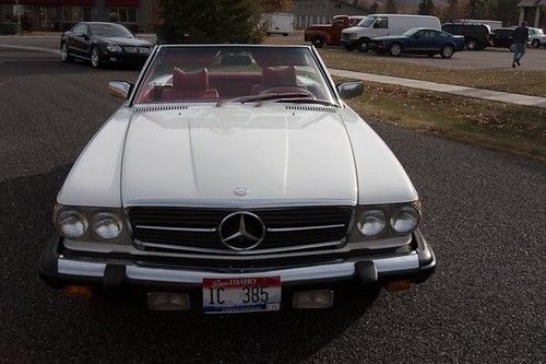 1977 mercedes 450 sl  one owner - both tops - 118k miles -  dry desert car