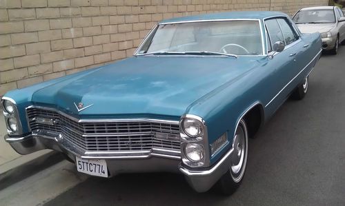 1966 cadillac deville sedan hard top b code  no reserve