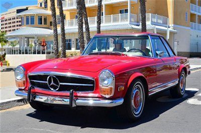 Very honest and original 280 sl, 2 tops, auto, a/c, so cal car with no rust