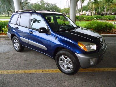 Florida 03 rav4 1-owner 57,129 orig miles clean carfax economical no reserve !