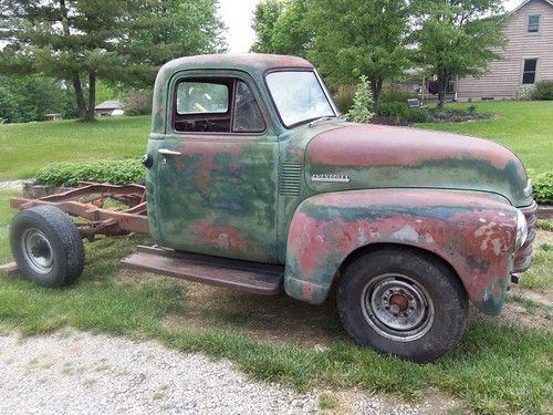 1951 chevy 3/4 ton  kansas barn find